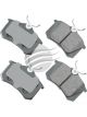 Akebono Euro Ultra-Premium Ceramic Rear Disc Brake Pad Set