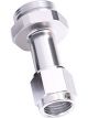 Aeroflow Carburettor Adapter Female -8AN Silver For Holley