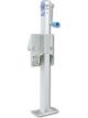 ARK A Frame Drawbar Jockey Stand 350kg Rated Up to 850mm Height ADJ Handle Zinc