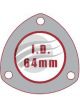 Aunger Exhaust Gasket 2 1/2