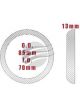 Aunger Exhaust Gasket For Nissan X-trail CAT W/M 70mm X 85mm X 13mm