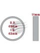 Aunger Exhaust Gasket For Suzuki Swift II AH AJ 11/89>