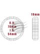 Aunger Exhaust Gasket - 54mm Wiremesh Mica Gasket