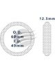 Aunger Exhaust Gasket Ford Falcon Ea Split Joint Gasket / Ung002W