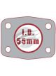 Aunger Exhaust Gasket For Kia Sportage 1997 to 1999