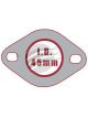 Aunger Multi-Fit Exhaust Gasket Replaces UG002 MAG002 VOG003 FDG021