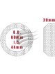 Aunger Exhaust Gasket For Subaru Impreza Front CAT Gasket 20mm High
