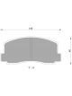 Bosch Front Disc Brake Pad Set