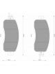Bosch Front Disc Brake Pad Set