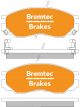 Bremtec Trade-Line Brake Pads Set For Triton MK Delica Express Strada