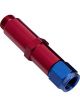 Aeroflow Carburettor Adapter Female -8 Blue For Barry Grant / Demon