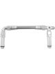 Aeroflow Carburettor Inlet Rail Kit -8 Silver For Holley Fuel Line