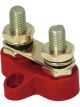 Jaylec Small Base Dual Post Linked M8 Red 45.3 x 43 x 32.5mm