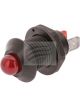 Jaylec LED Pilot Lamp 12/24V Red Flashing, IP67, Reverse Polarity