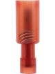 Jaylec Female Bullet Terminal 4mm Fully Insulated PVC Sleeve Red
