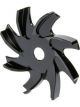 Proflow Alternator Fan Universal ,GM or Ford Black Aluminium