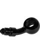 Proflow Black 45 Degree Banjo Brake Hose End 12mm To -03AN Male