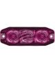 LED Magenta 3 Module LED Emergency Lamp 12/24V