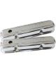 Aeroflow Chrome Steel Valve Covers For SB Chrysler 318-340-360