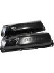 Aeroflow Black Steel Valve Covers For Ford 302-351 Cleveland Logo