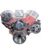 Proflow Front Drive Kit, V Belt Kit, Chrome V Belt BB Chev Long St