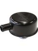 Aeroflow Black Valve Cover Breather Push In, With 5/8 Inch Spout