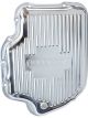 Aeroflow Chrome Transmission Pan For GM TH400, Deep Pan + Drain Plug AF1825-3001