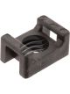 Jaylec Cable Tie Mount Screw Down H 7mm x L 15mm x W 10mm Black Pack of 10