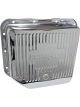 Aeroflow Chrome Transmission Pan - GM TH350, Deep Pan + Drain Plug
