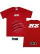 NX Express NX Red T-Shirt with White Logo, XX-Large