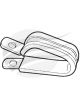 Jayair Saddle Dual Hose Clamp