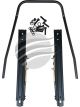 Proforce Seat Brackets, Universal, Sliding, Steel, Black Powdercoated,