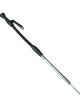 Proflow Engine Dipstick, Braided Stainless Steel Black, Billet H