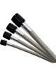 NX Express Stainless Steel Braided Hose Black, 6AN 3ft.