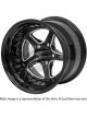Street Pro Street Pro ll Convo Pro Wheel Black 15x7' Ford M