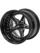 Street Pro ll Convo Pro Wheel Black 15x8.5 Bolt Pattern 5x4.25 For Holden