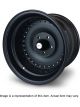 Street Pro Auto Drag Wheel Black 15x8.5 Bolt Pattern 5x4.5 For Ford