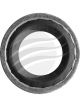 Jayair Washer GM 5/8 ID Stepped Silver Pack of 5