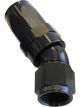 Aeroflow 150 Taper Full Flow Swivel 30 Degree Hose End -6AN Black
