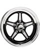 Billet Specialties Street Lite Wheel Black 17x8 Bolt Pattern 5x4.75 BS 3.5