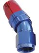 Aeroflow 150 Taper Full Flow Swivel 30 Degree Hose End -10AN Blue/Red