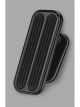 Lokar Black Rectangular Billet Aluminum Adjustable Foot Rests