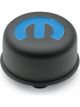 Proform Engine Valve Cover Breather 3 In Mopar Emblem Push-In Style Black