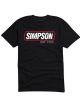 Simpson Black X Large Usa Flag Tee