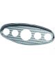So Cal Speedshop Stainless Steel Gauge Panel-Polished