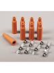 Taylor/Vertex Boot / Terminal Kit Spark Plug 8 mm Red Straight Hemi Plu