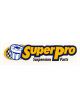 SuperPro Suspension Parts Sticker White 15.5x4.55cm