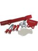 Aeroflow Rotary Fuel Rail Kit For Mazda 6 7 and 8 Series RX7 - Red