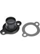 Dorman Water Neck Thermostat Housing Steel Black Gasket Style
