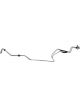 Dorman Automatic Transmission Cooler Lines Steel Rubber For Jeep Pair